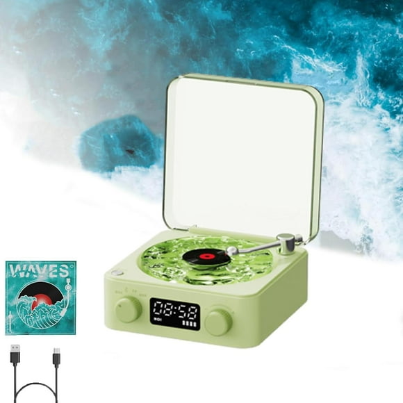 Vinyl record player, 2024 new vinyl record player, retro vinyl record player bluetooth speaker, retro vinyl record player speaker -GSL