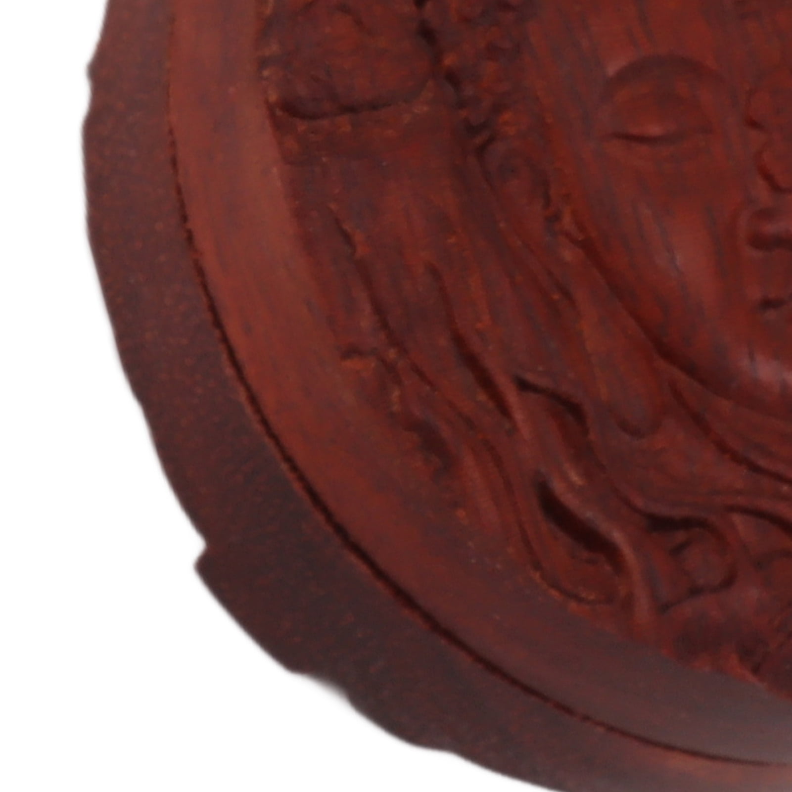 Suodoka Magnetic Push Slider Stress Relief Handmade Rosewood Crafted Rotating Fidget Toys for ADHD, Buddha Theme (1.77 inches / 45 mm)