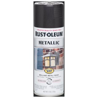 Rust-Oleum 262662 Universal Metallic Spray Paint, Dark Steel, 11 oz.