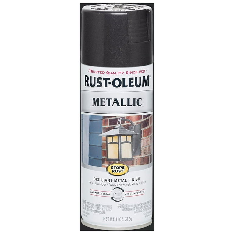 Rustoleum metallic brilliant metal best sale finish