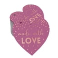 thumbnail image 1 of Inkdotpot Rose Gold Foil Paper Hang Tags Made With Love Wedding Favor Tags 50 Pieces, 1 of 6