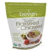 Beveri Nutrition Fine Milled Golden Flax Seed with Chia, 14 Ounce (Packaging May Vary)