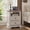 Antique White, variant on KeyWhat Nightstand with Charging Station, Rustic Wooden Bedside Table with 2 Drawers & Open Storage Shelf, End Table for Bedroom, Living Room, Light Walnut