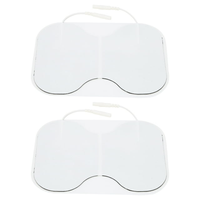 2 parches de electrodos de cintura para máquina de fisioterapia eléctrica TENS, 10 x 15 cm/3,9 x 5,9 pulgadas