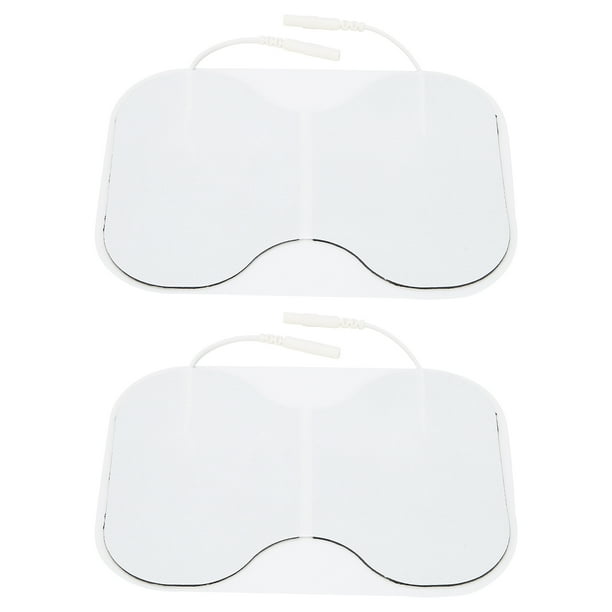 2 parches de electrodos de cintura para máquina de fisioterapia eléctrica TENS, 10 x 15 cm/3,9 x 5,9 pulgadas