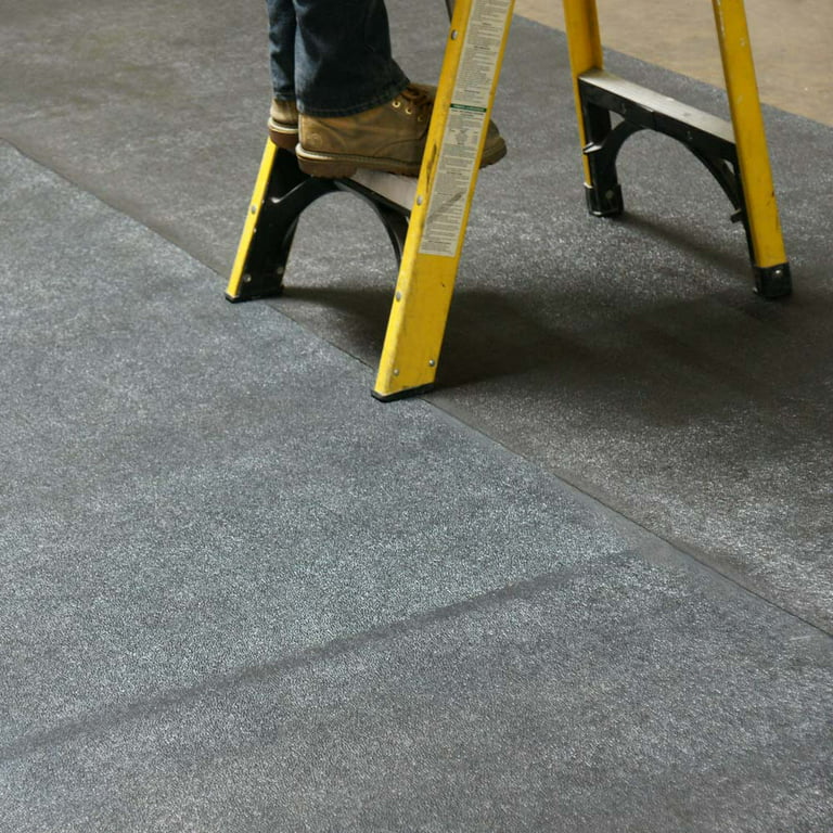 Rolled Rubber Flooring Installation over Tile or Concrete