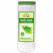 Village Naturals Bath Shoppe White Tea and Jasmine Body Salt and Bath Soak 31 Oz