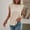 Beige, variant on Women T Shirts Summer Womens Casual Color Blocked Blouses Short Sleeved Round Neck Top Shirts