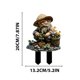 thumbnail image 3 of Xihbxyly Estaca de Jardín Enana, Diseño Caprichoso de Gnomo 2D, Decoración Duradera para Exteriores, Fácil Instalación, Ideal para Añadir a Un Parterre o Maceta, Regalo para Amantes de La Jardinería,, 3 of 7