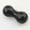 Black, variant on 1Pc Peanut Massage Ball Colorful PVC Spiky Massage Ball Muscle Pain Stress Sensory Ball Foot Muscle Massager Relaxation