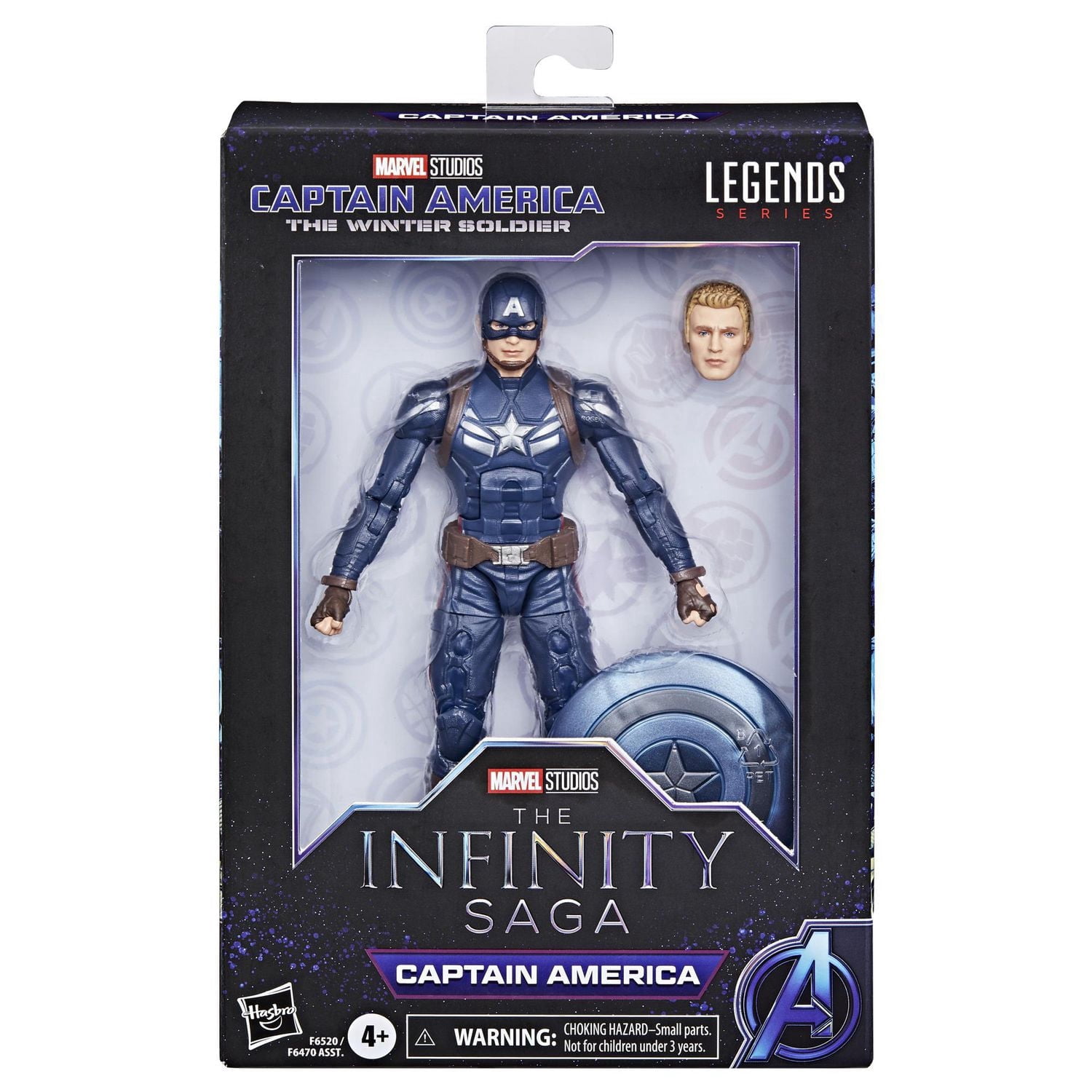Hasbro Marvel Legends Series, figurine de collection Captain America de 15 cm de Captain America: The Winter Soldier, figurines Marvel Legends