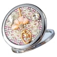 thumbnail image 4 of EeaseCA Rhinestone Dual-sided Makeup Mirror Creative Foldable Mirror Magnifying Mirror, 4 of 7
