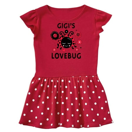 

Inktastic Valentine s Day Gigi s Lovebug Gift Baby Girl Dress