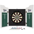 thumbnail image 2 of Trademark Global ML7000-WHT Vintage Miller Lite Dartboard Set with Chalk Board Scoreboads, 2 of 2