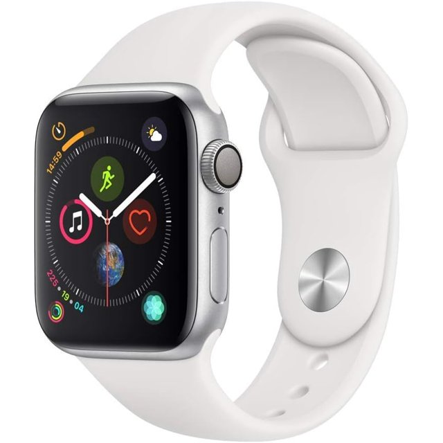Refurbished Apple Watch Series 4 Aluminum 40mm A1977 (GPS Only, No Cellular) Silver (Grade A)