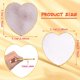 thumbnail image 2 of Paleta de decoración de uñas de resina Phnom Penh con forma de corazón de 2 uds, paleta de esmalte de uñas, 2 of 6