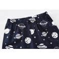 thumbnail image 6 of FEDPOP Toddler Boys Pajamas Astronaut Skateboarding Graphic Long Sleeve Sleepwear Kids Pjs Set Size 3T, 6 of 7