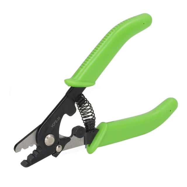 Alicates pelacables Bling Bling Cortador de cables óptico de 3 orificios de diámetro verde