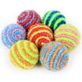 thumbnail image 3 of 2PCS Sparkle Ball Cute Interactive Tinsel Ball Cat Toy Cat Ball Toy for Kitten, 3 of 10
