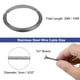 thumbnail image 2 of Uxcell 3/32" (2mm) 100ft (30M) 304 Stainless Steel Cable Wire Rope 7x7 Strands, 2 of 5