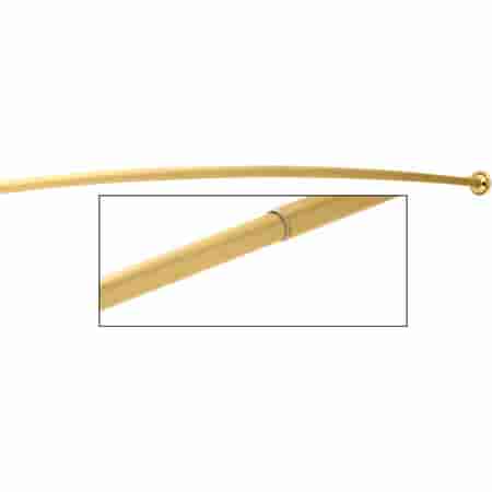 Sprayer Adjustable Spread Polished Brass - CRL Polished Brass Curved Adjustable Shower Rod