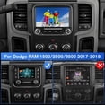 thumbnail image 2 of Radio de coche estéreo Android 13 Dodge RAM 2013-2019 1500/2500/3500, 2 of 7