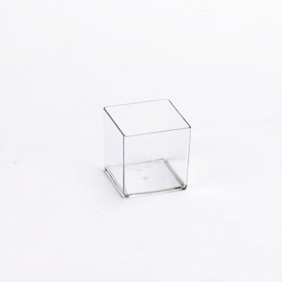 Tnarru Clear square desktop fish tank doubles as organizer