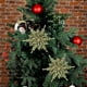 thumbnail image 5 of Adornos navideños de copo de nieve de 12 cm | Adornos colgantes de plástico para árbol | Decoración navideña blanca y verde para ventana (1 unidad), 5 of 6