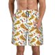 thumbnail image 1 of Fotbe Pizza Slices Trajes de Baño Estampados para Hombre, Shorts de Verano de Secado Rápido, Ropa de Playa, Bañadores-Medium, 1 of 6