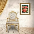 thumbnail image 3 of Motz, Peter 12x13 Gold Ornate Wood Framed with Double Matting Museum Art Print Titled - Roses, 3 of 4