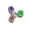 A001- Style A, variant on Clicker Squeeze Toys Colorful Mechanical Switch Spinning Keyboard Button for Desk and Travel