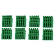 Coiry 100pcs M6 Green Plastic Expansion Tube Anchor Rubber Plugs Drywall Screw