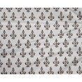 thumbnail image 4 of oneOone Polyester Lycra White Fabric Floral Block Fabric For Sewing Printed Craft Fabric By The Yard 56 Inches Wide, 4 of 4