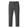 thumbnail image 5 of Men's Trousers Men Casual Solid Color Elastic Work Pants for Daily Wear Dark Gray,29, 5 of 6