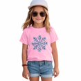 thumbnail image 2 of Xyant Toddler Christmas Shirts, Boys Girls Snowflake Print T-Shirt Kids Short Sleeve Funny Xmas Graphic Holiday Tee Tops, Size 2-3 Years, 2 of 6