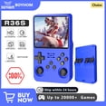 thumbnail image 2 of BOYHOM Open Source R36S Retro Handheld Game Console Linux System 3.5 Inch IPS Screen Portable Pocket Video Player 64GB Game gift, 2 of 5