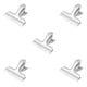 thumbnail image 2 of Bewildely 10x Abrazaderas de acero inoxidable resistentes y compactas para una amplia aplicación Clip de sellado eficiente Plata duradera Type2 NO2, 2 of 6