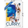 thumbnail image 3 of NBA Golden State Warriors - Stephen Curry 19 Wall Poster, 14.725" x 22.375", Framed, 3 of 4