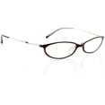 Womens Optical Eyewear - Oval Shape, Plastic Full Rim, Black Crystal