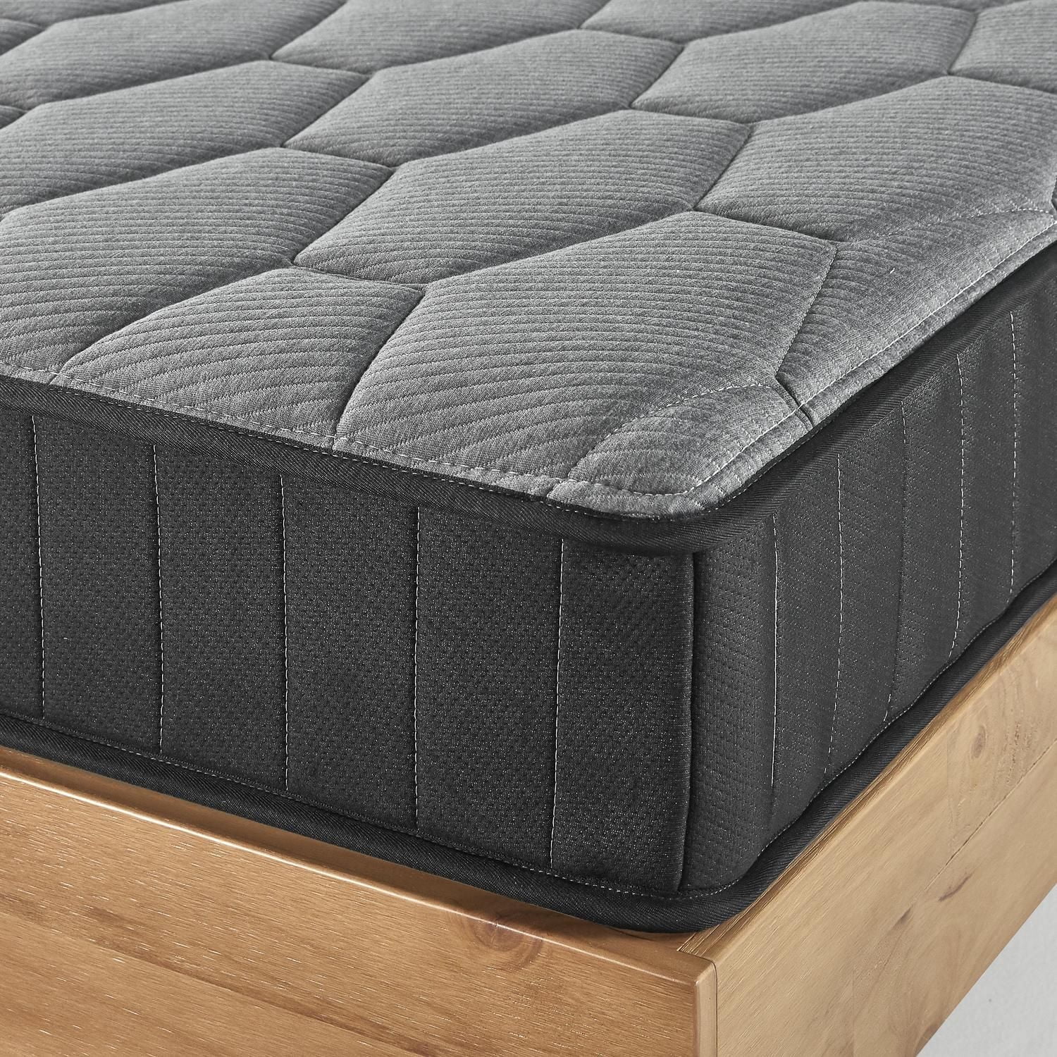 Zinus Spa Sensations Full 8 inch Cooling Gel Hybrid Pocket Spring Mattress in a Box, Medium Feel, Pressure Relief, CertiPUR-US Certified Foam