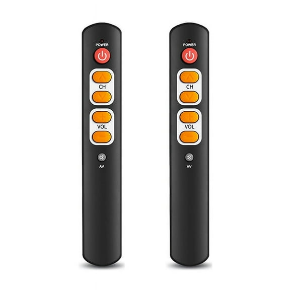 2PCS Universal 6-Button Smart Remote Control IR Copy Learning Function Remote Cont G1623