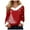 Red, variant on zaveiop Merry Christmas Sweaters for Women 2025 Faux Fur Trim V Neck Sweatshirts Graphic Xmas Long Sleeve Holiday Pullover (Navy, L)