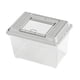 thumbnail image 1 of Tanque de baño para tortugas Estuche pequeño de transporte Caja de cría para anfibios Caja de alimentación de alimentos para tanques Caja para ranas gris, 1 of 8