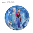 thumbnail image 4 of Decoraciones para fiestas de cumpleaños de Frozen de Disney, Anna, Elsa, Reina de las Nieves, vajilla para fiestas de niñas, globos, suministros, servilletas de papel, platos, vasos, 4 of 5