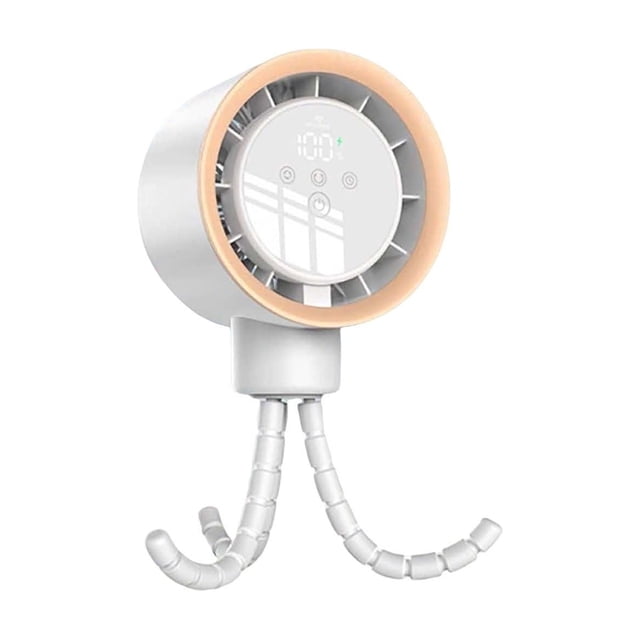 Flexible Octopus Fan with Adjustable Arms, Quiet USB Rechargeable Fan for Home, Office, Travel, and Strollers, 360° Rotation, Ultra Quiet Design, Personal Cooling Fan
