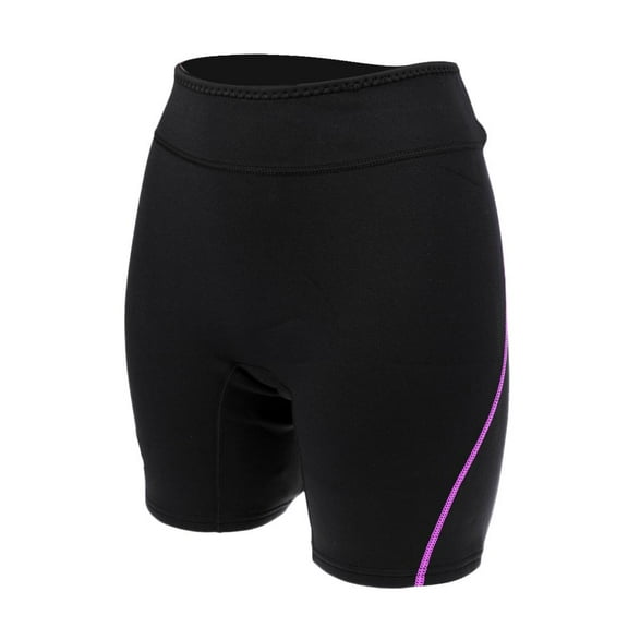 Men womens neoprene pants shorts 1.5mm neoprene canoeing swimming surfing pants Purple for Women