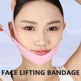 thumbnail image 2 of Bandage Réutilisable V Lifting Amincissant Visage Sangle Double Réducteur de Menton P7Y7, 2 of 8