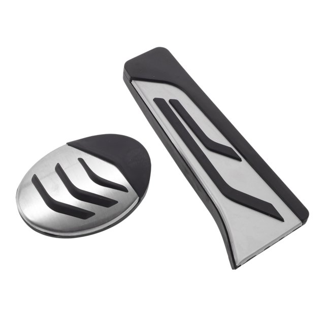 Ofertas Únicas 2 Pcs Almohadillas de Pedal Automático de Pie Cubiertas de Pedal Acelerador para BMW 1-Series (F40) 2020-2022 Acero Inoxidable Tono Plateado