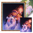 thumbnail image 1 of Hilo Algodón Bordado Punto Cruz Ygjytge Niña y Oso 11CT 40x50cm Blanco, 1 of 9