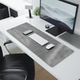 thumbnail image 4 of White Line Gray Bottom Mountain Terrain Map pad Mousewaterproofwashable Line Series for Office Home Work GamingmousematRubber Base Mousepad with Stitched Edges 31.5x11.8inches, 4 of 7